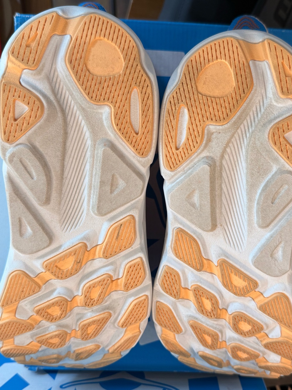 New Hoka Orange and Blue Men's Athletic Running Shoes Size 10.5 - Picture 9 of 9